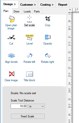 Plan tool tab