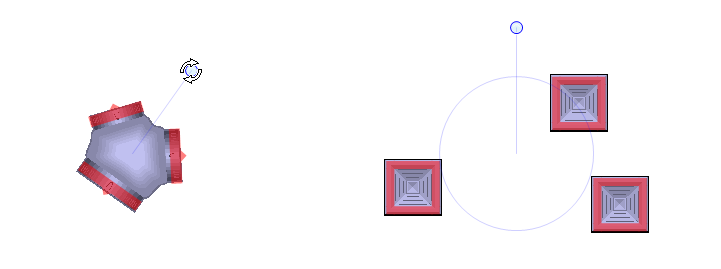 Rotating a part