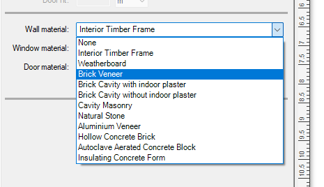 Selecting a Wall Material