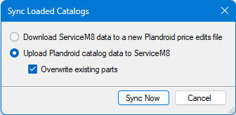 Sync Options