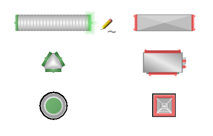 Parts and their connectors