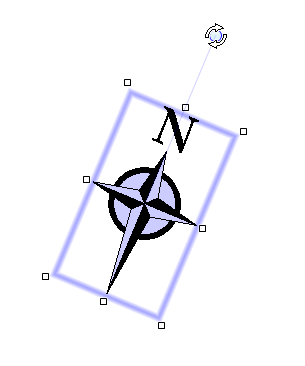 A custom (compass) image